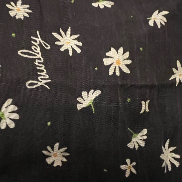 NWT Hurley Black with White Daisy Print Halter Top - Picture 10 of 15